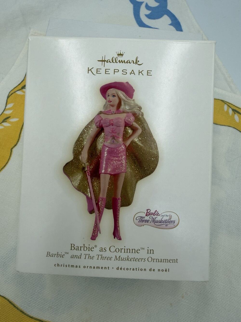2009 Hallmark Barbie as Corinne in “Barbie and The Three Musketeers” Ornament